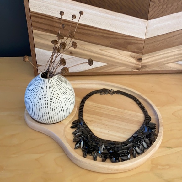 Statement Necklace “Onyx Drip” - Picture 1 of 7
